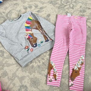 Mini Boden Horse Outfit